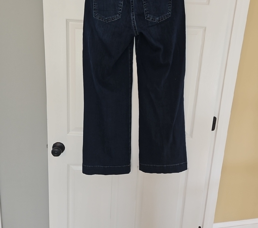 Classic Wide-Leg Women's Jeans - Dark Blue By Kut - Picture 2 of 9